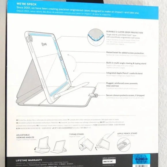 Speck Presidio Pro Folio Phone Case - Purple - Picture 3 of 7